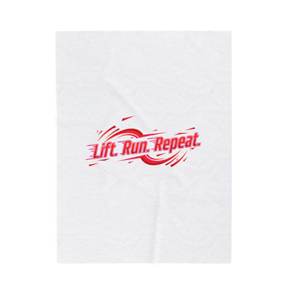 Lift Run Repeat Blanket | Fitness Motivation, Active Lifestyle Throw