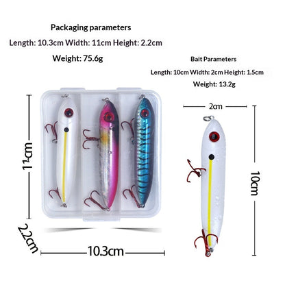 Wholesale Cross-border Exclusive Lifelike Fish-eye Tackle Floating Pencil Lures For Lure Fishing