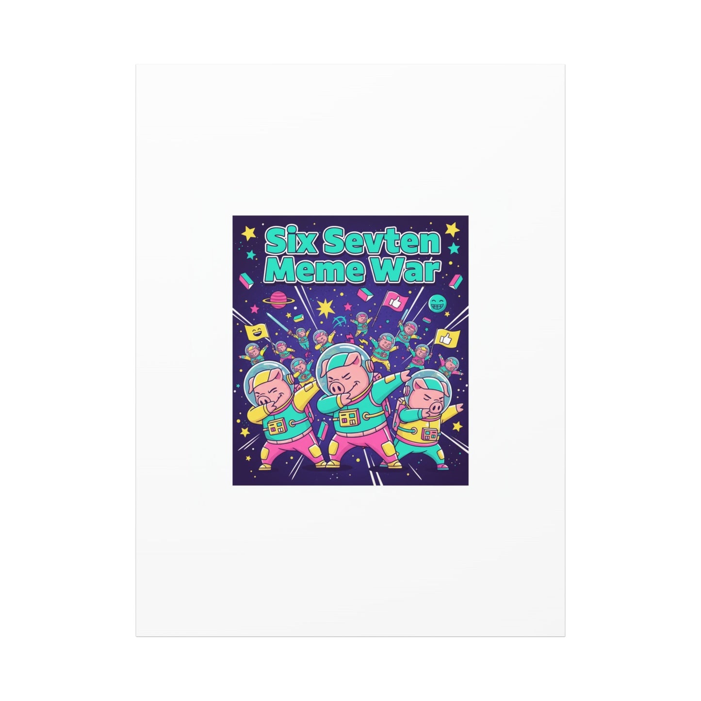Six Sevven Meme War™ Canvas Tote | Nissspelled Edition