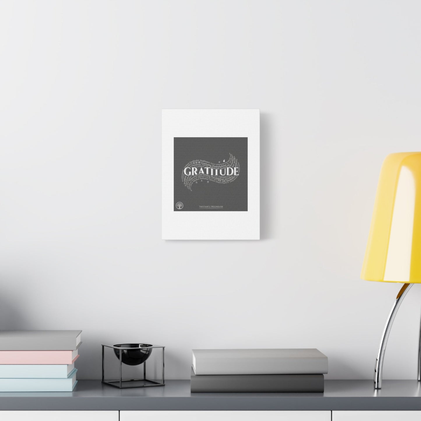 Gratitude Wall Art Matte Canvas | Tiny Treats, sweet uplifting print