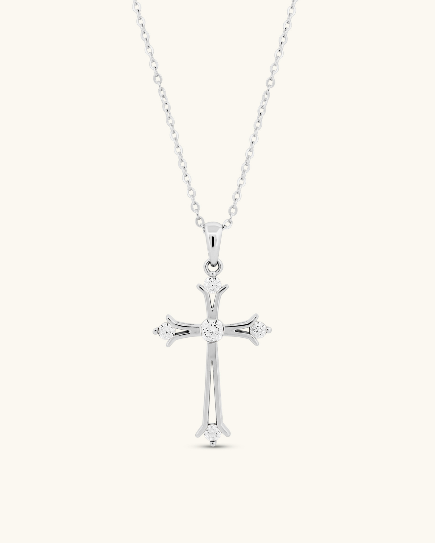 Radiant Faith Cross Necklace