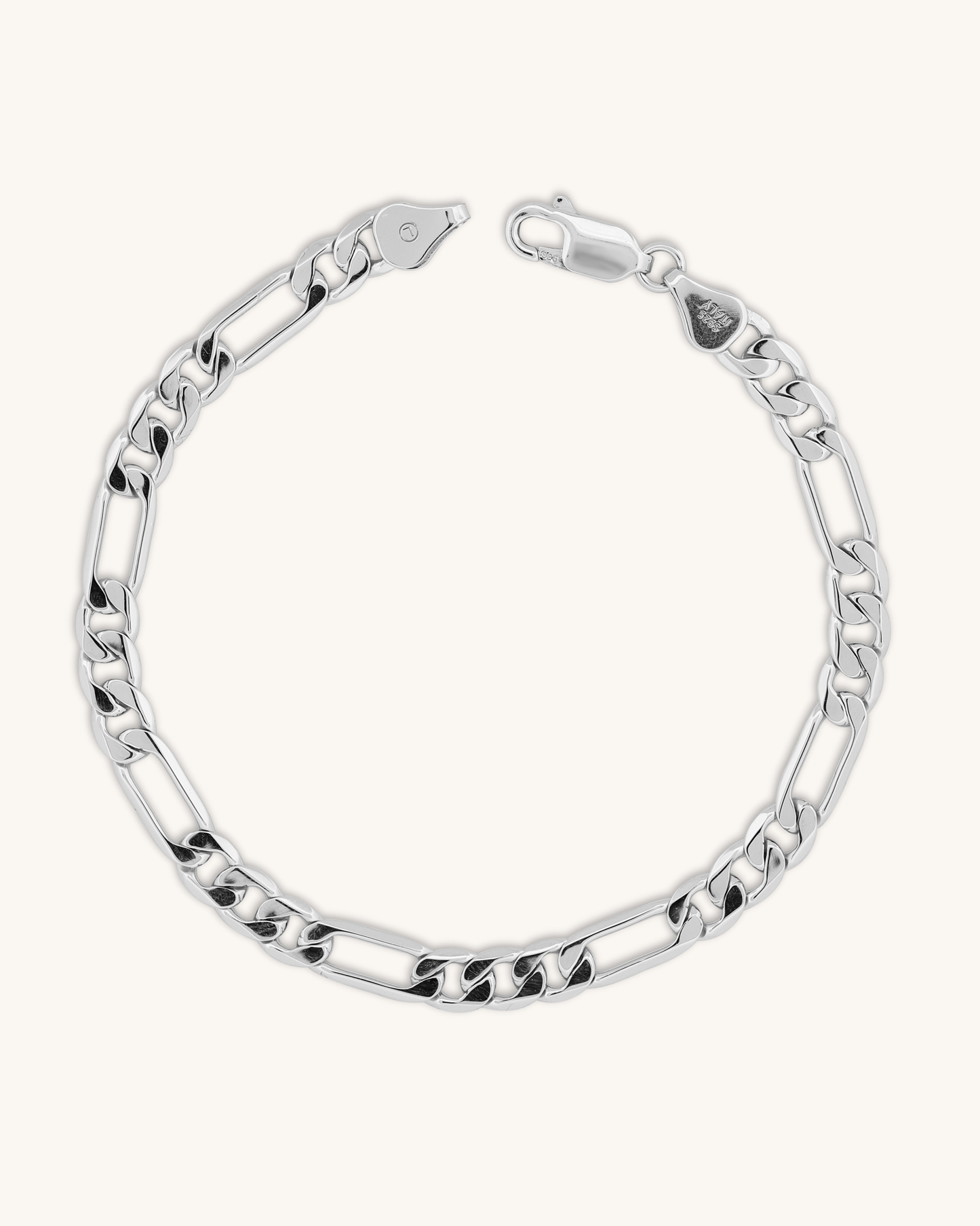 5mm King Figaro Bracelet