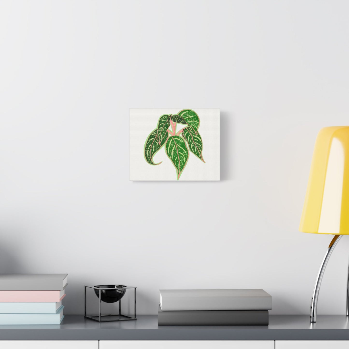 Aglaonema Sparkling Sarah Canvas Print – Botanical Wall Art