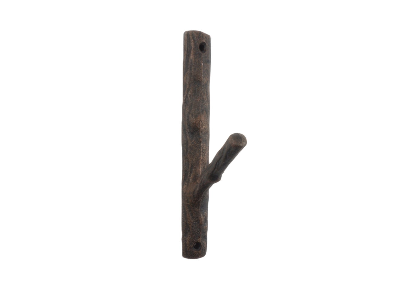 Rustic Copper Cast Iron Tree Branch Decorative Metal Wall Hook 8""