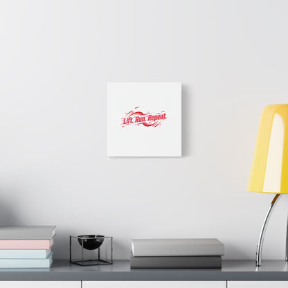 Lift Run Repeat Canvas | Fitness Wall Art, Gym Motivation