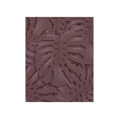 Merlot Monstera Botanical Print – Unframed Wall Art