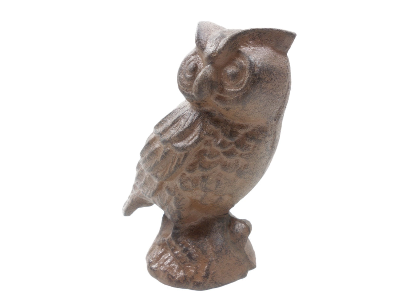 Cast Iron Owl Metal Door Stop 6""