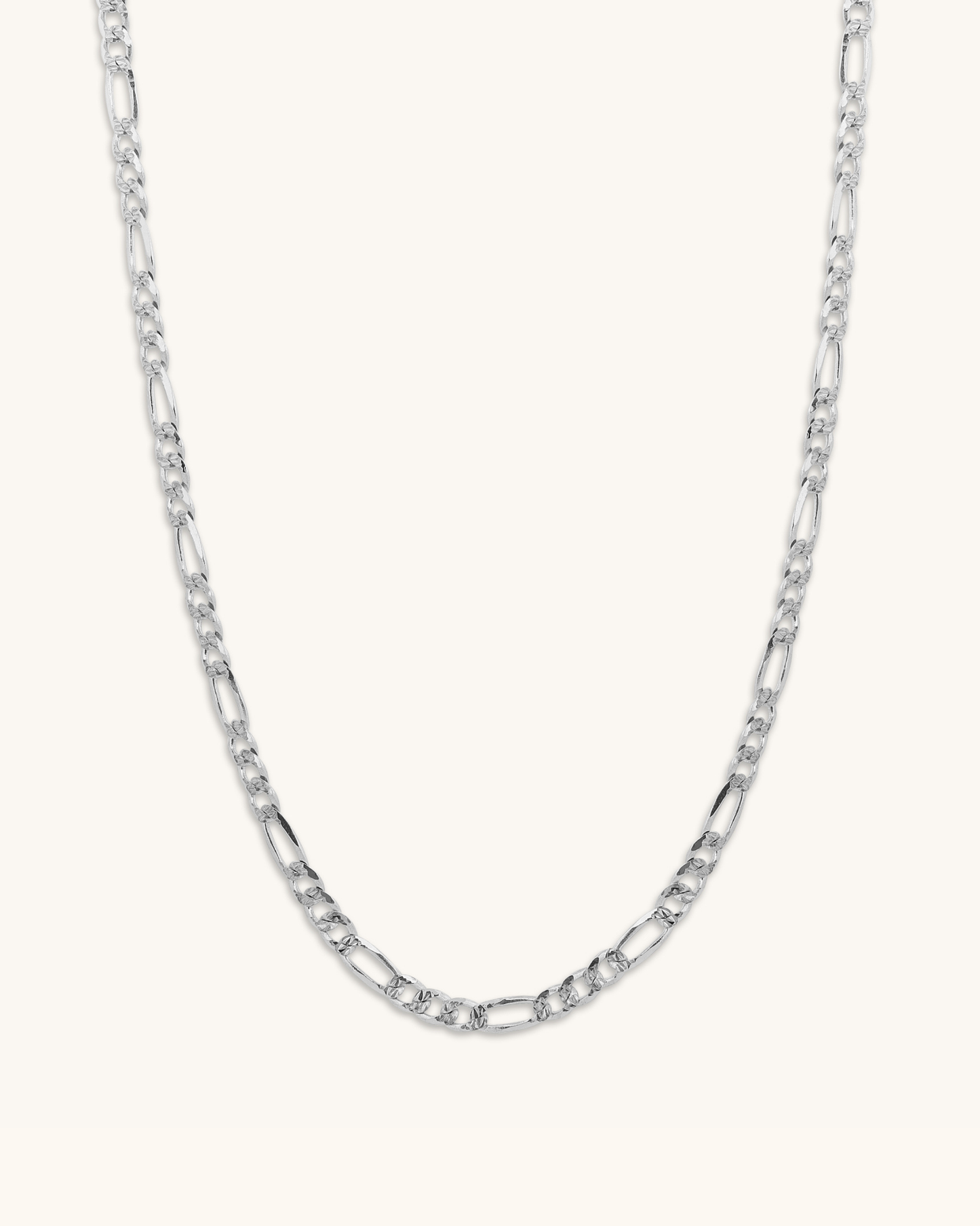 3mm Diamond Cut Figaro Chain
