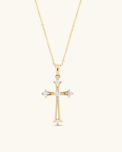 Radiant Faith Cross Necklace