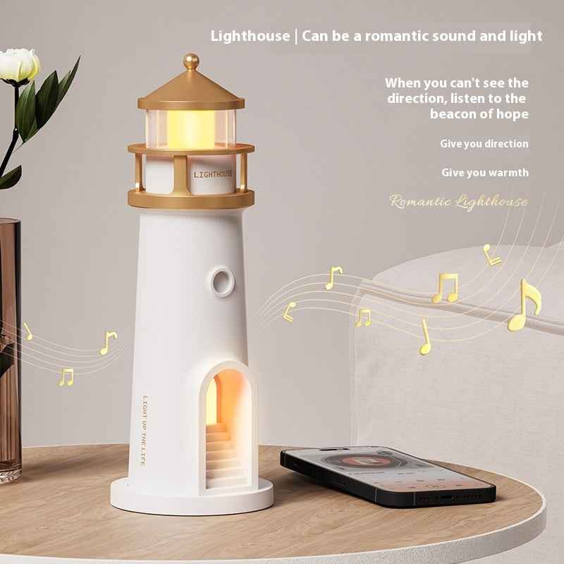 Human Body Induction Atmosphere Moonlight Lighthouse Table Lamp