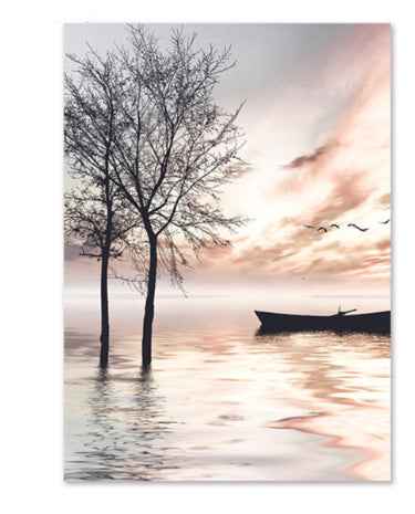 HD Abstract Warm-style Decorative Gallery Corridor Entrance Painting Core