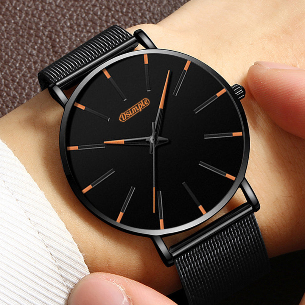 2pcs/set, Men Watch Sets, Fashion Watches for Men Classic Quartz Mens Watches, Sporty Elegant Design, Formal & Casual Attire, Ideal Choice for Christmas Present Father's Day Gift, Reloj Para Hombre.