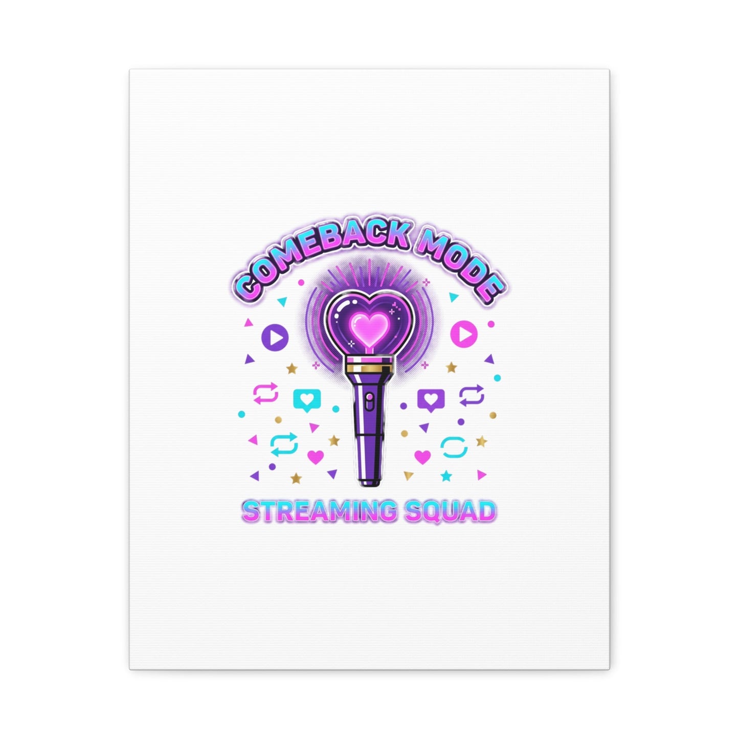 Comeback Mode Lightstick Canvas | K-pop Comeback, Streaming Squad