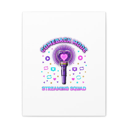 Comeback Mode Lightstick Canvas | K-pop Comeback, Streaming Squad