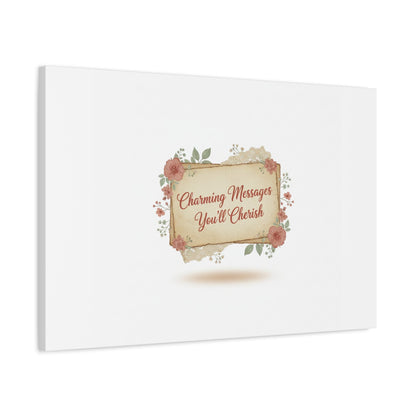 Love Letter Collage Canvas, Vintage Letter Art, Wax Seal Romance Print