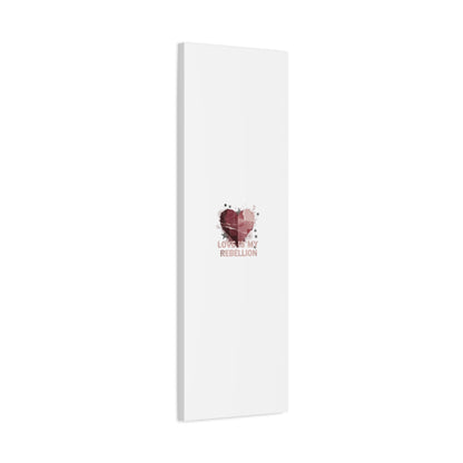 Love Is My Rebellion Canvas | Soft Grunge Hearts, Distressed Valentine Collage