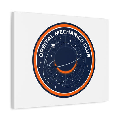 Orbital Mechanics Club Canvas | mission patch, space science
