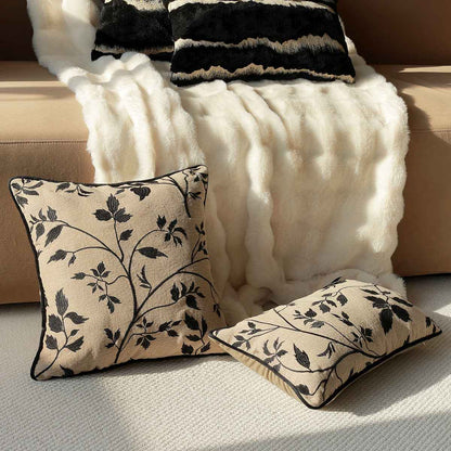 Mid-century Modern Light-luxury Sofa Throw Pillow With A Premium Feel Bed Waist Cushion Cover