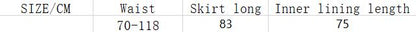 High-grade Printed High-count Pure Ramie Fine Linen Skirt