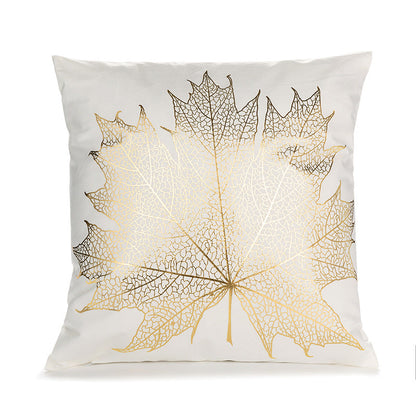 Sofa cushion cover bronzing waist pillowcase