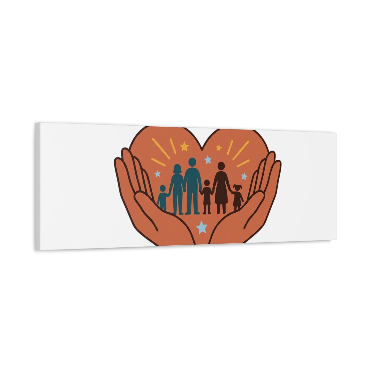Families Belong Together Canvas | Family Unity, Bilingual Solidarity