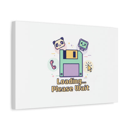 Loading Please Wait Canvas | Old Internet Aesthetic, 90s Web Nostalgia
