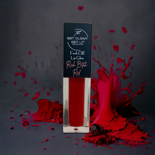 Rich Bitch Red Lip Gloss