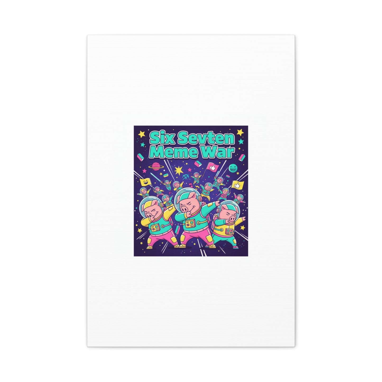 Six Sevven Meme War™ Canvas Tote | Nissspelled Edition