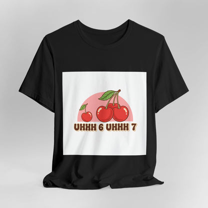Retro Cherry Graphic Tee | kawaii fruit design, vintage cherry shirt