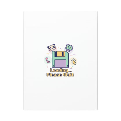Loading Please Wait Canvas | Old Internet Aesthetic, 90s Web Nostalgia