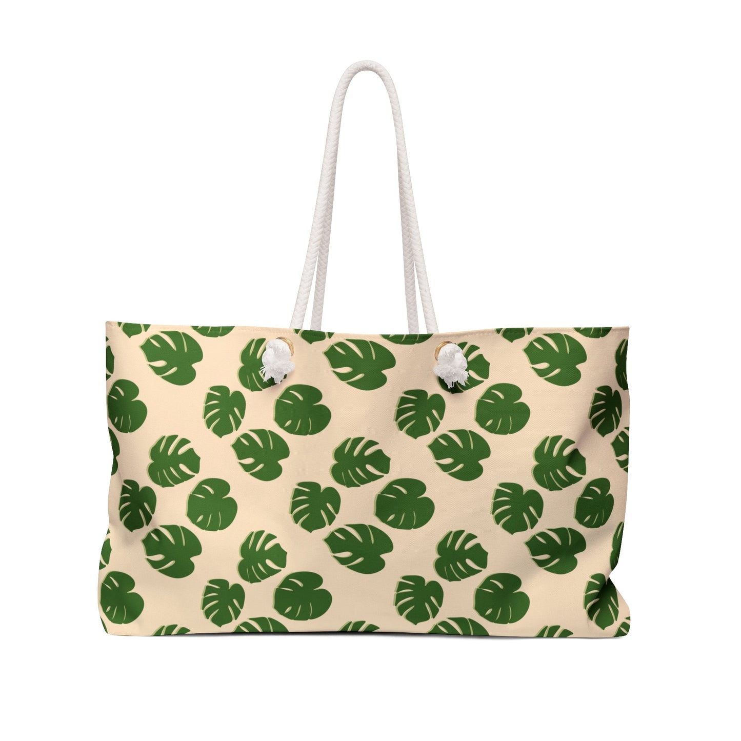 Monstera Pattern Weekender Bag