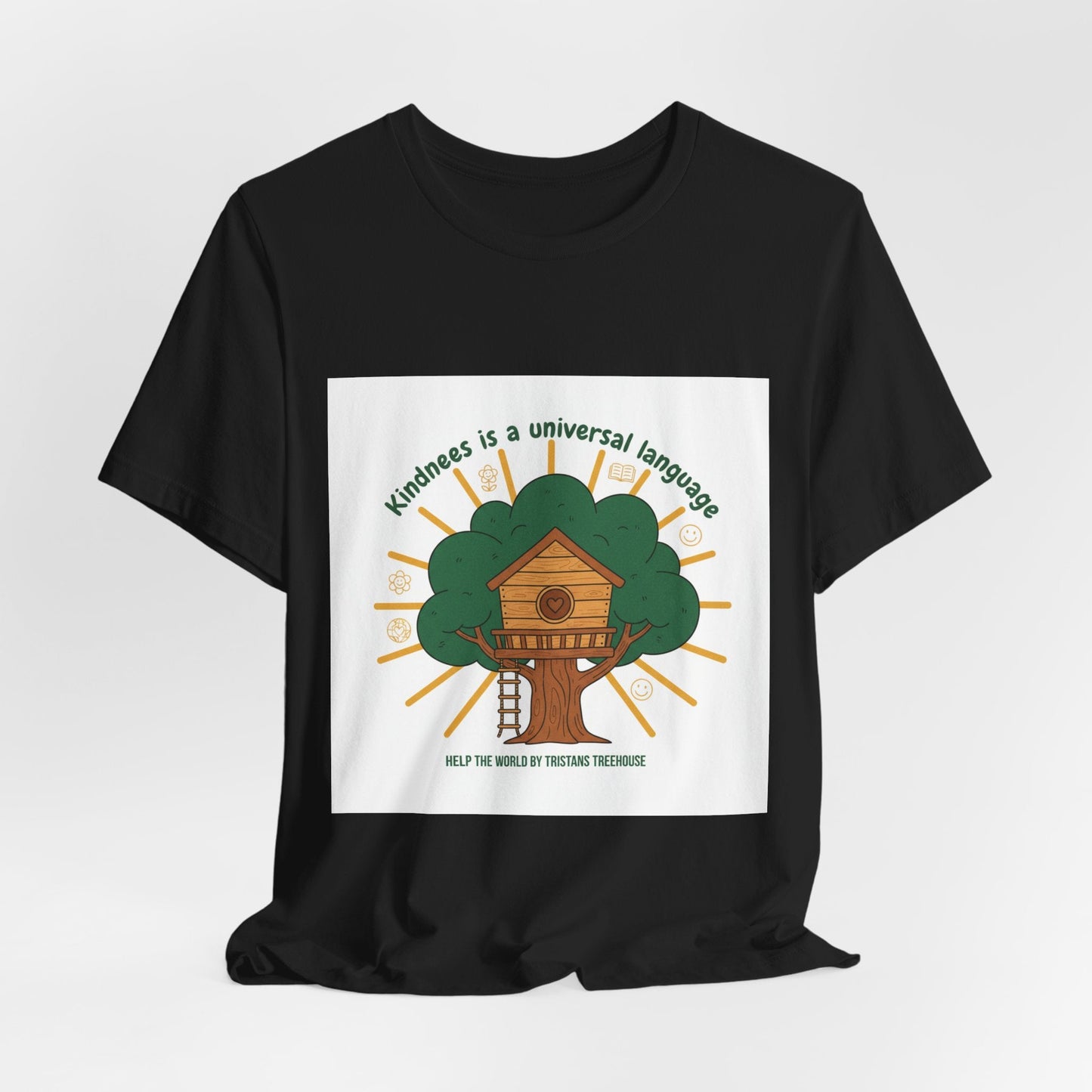 Kindness Is a Universal Language Tee | eco tee, climate humor