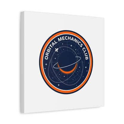 Orbital Mechanics Club Canvas | mission patch, space science