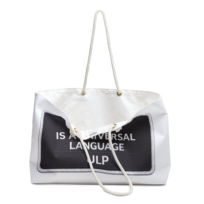 Unity Tote Bag — "Unity is a universal language" Canvas Weekender