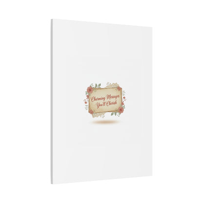 Love Letter Collage Canvas, Vintage Letter Art, Wax Seal Romance Print