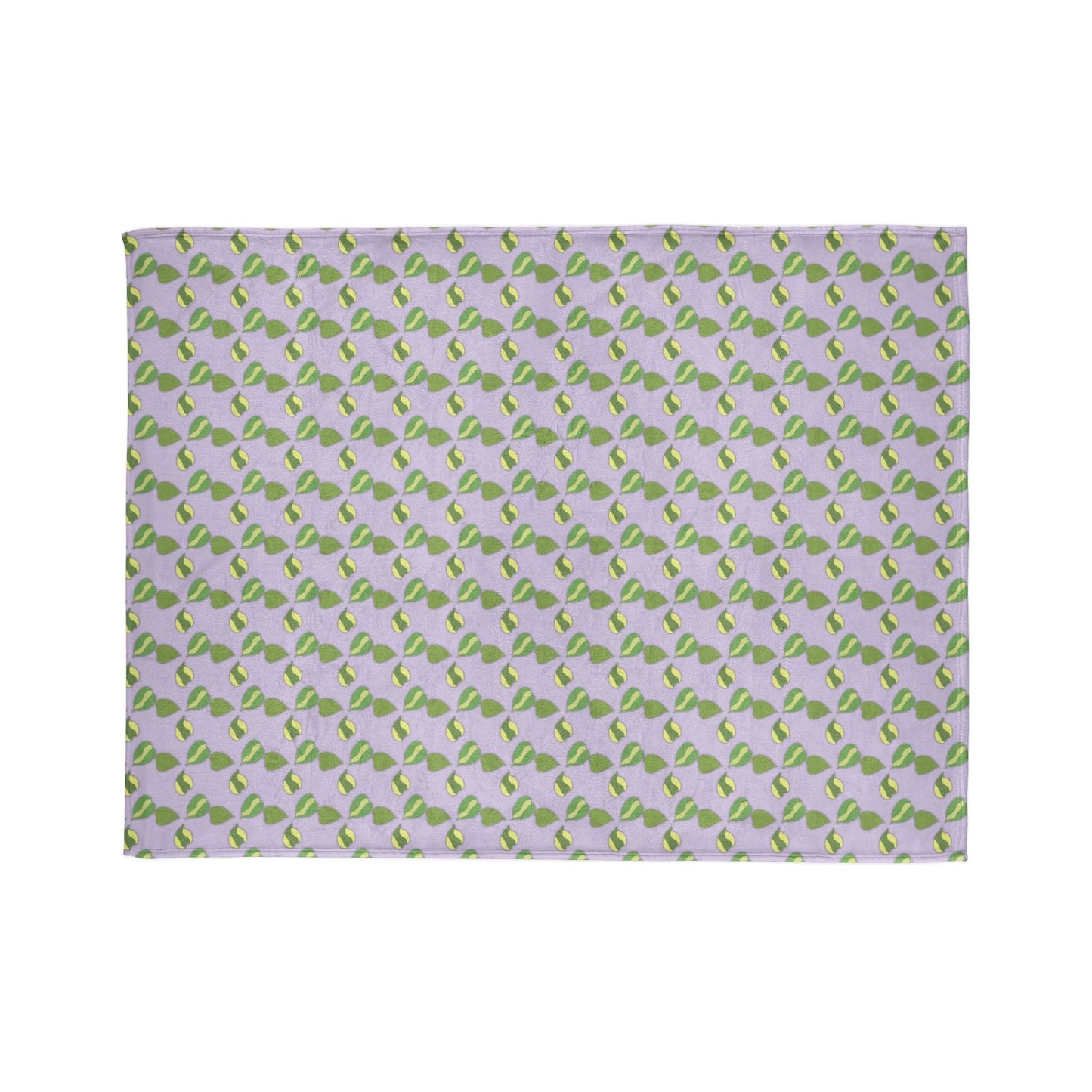 Hoya Kerrii Pattern Cozy Fleece Throw Blanket