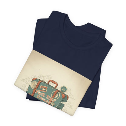 Retro Travel Postcard Tee | passport stamp, wanderlust design