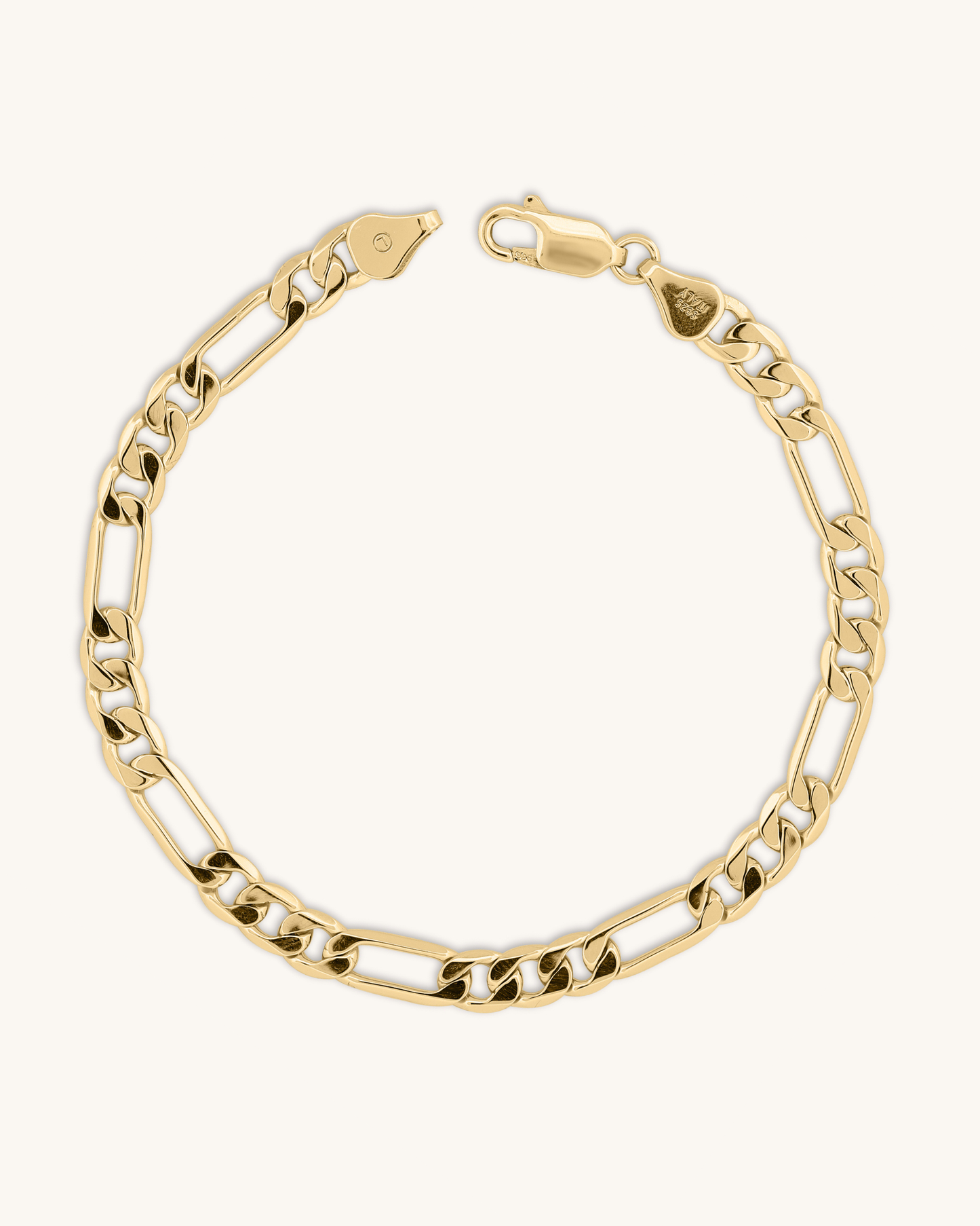 5mm King Figaro Bracelet