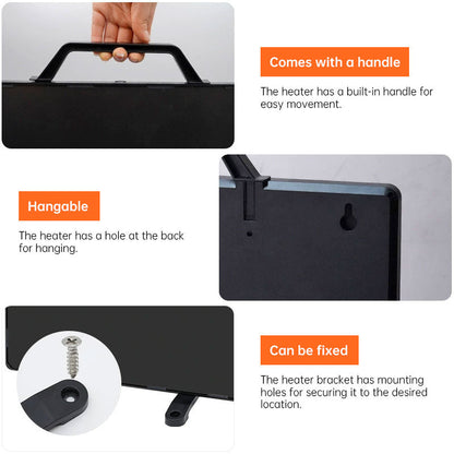 160W Thermostatic Heating Panel for Chicken Coop, 0-99°C Radiant Heater for Poultry Winter Farm