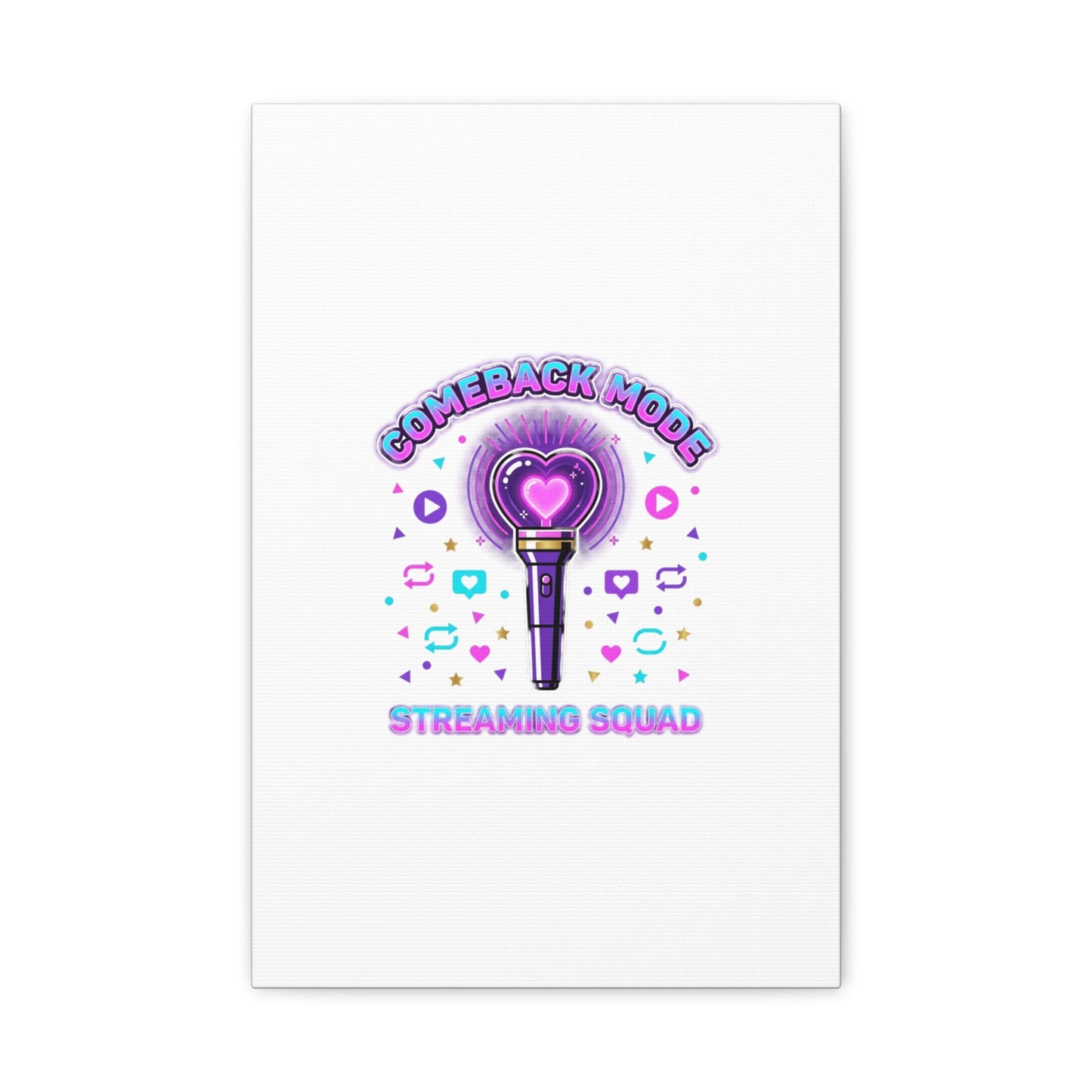 Comeback Mode Lightstick Canvas | K-pop Comeback, Streaming Squad