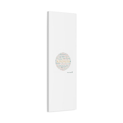 Kindness Word Cloud Canvas | Fresh Start Minimalist Wall Art