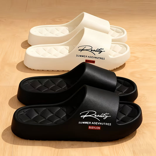 Quick-Drying Non-Slip EVA Slippers - Lightweight Open-Toe Indoor Slippers