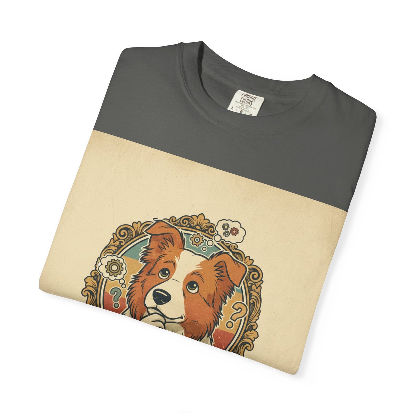 Overthinking Overrated Dog T-Shirt — Funny Dog Graphic Tee