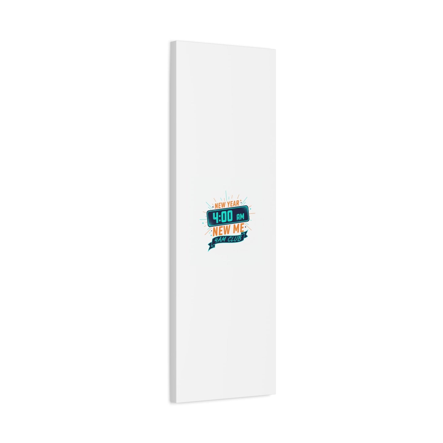 4AM Club New Year Graphic Canvas | Holiday Party Novelty, Festive New Year Decor