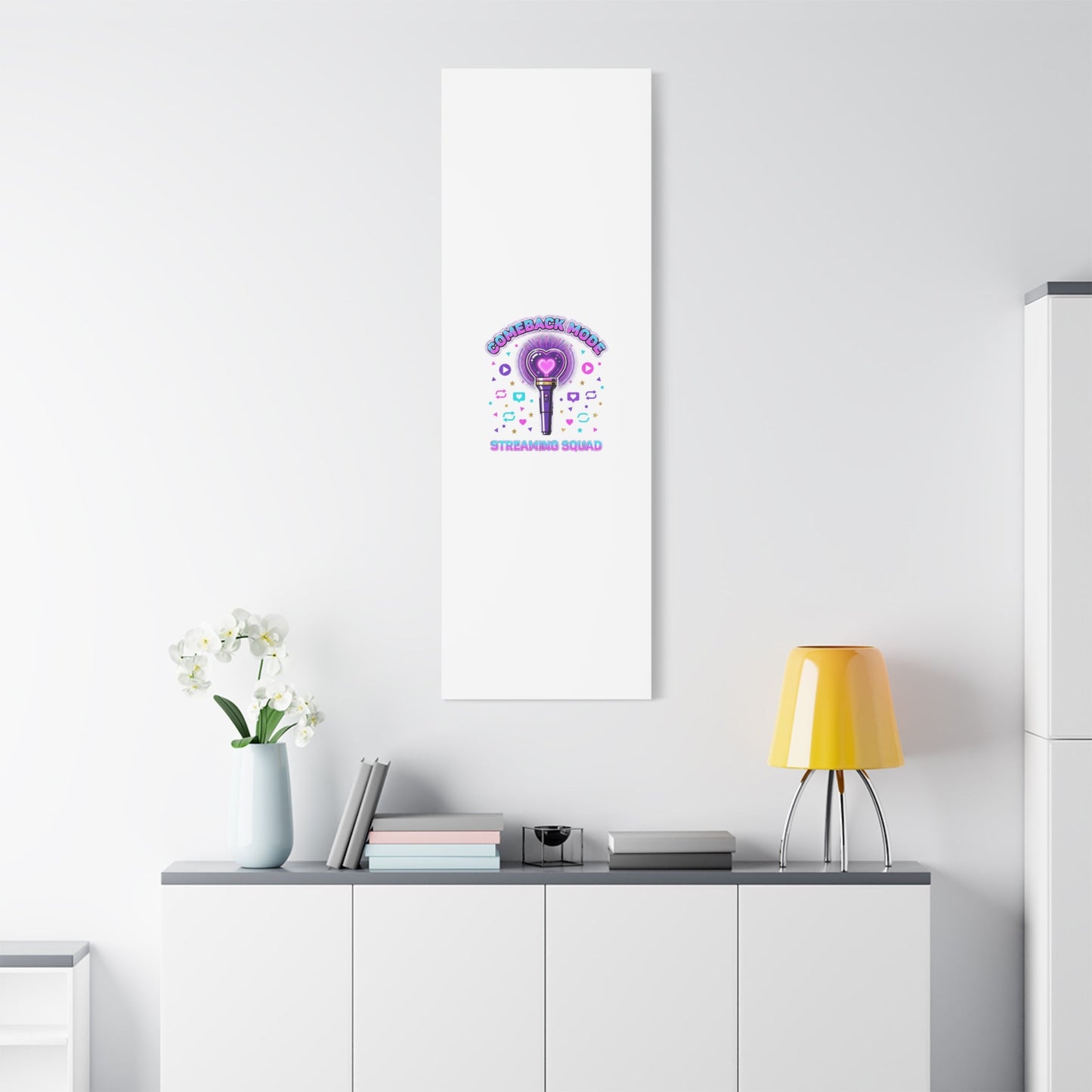 Comeback Mode Lightstick Canvas | K-pop Comeback, Streaming Squad