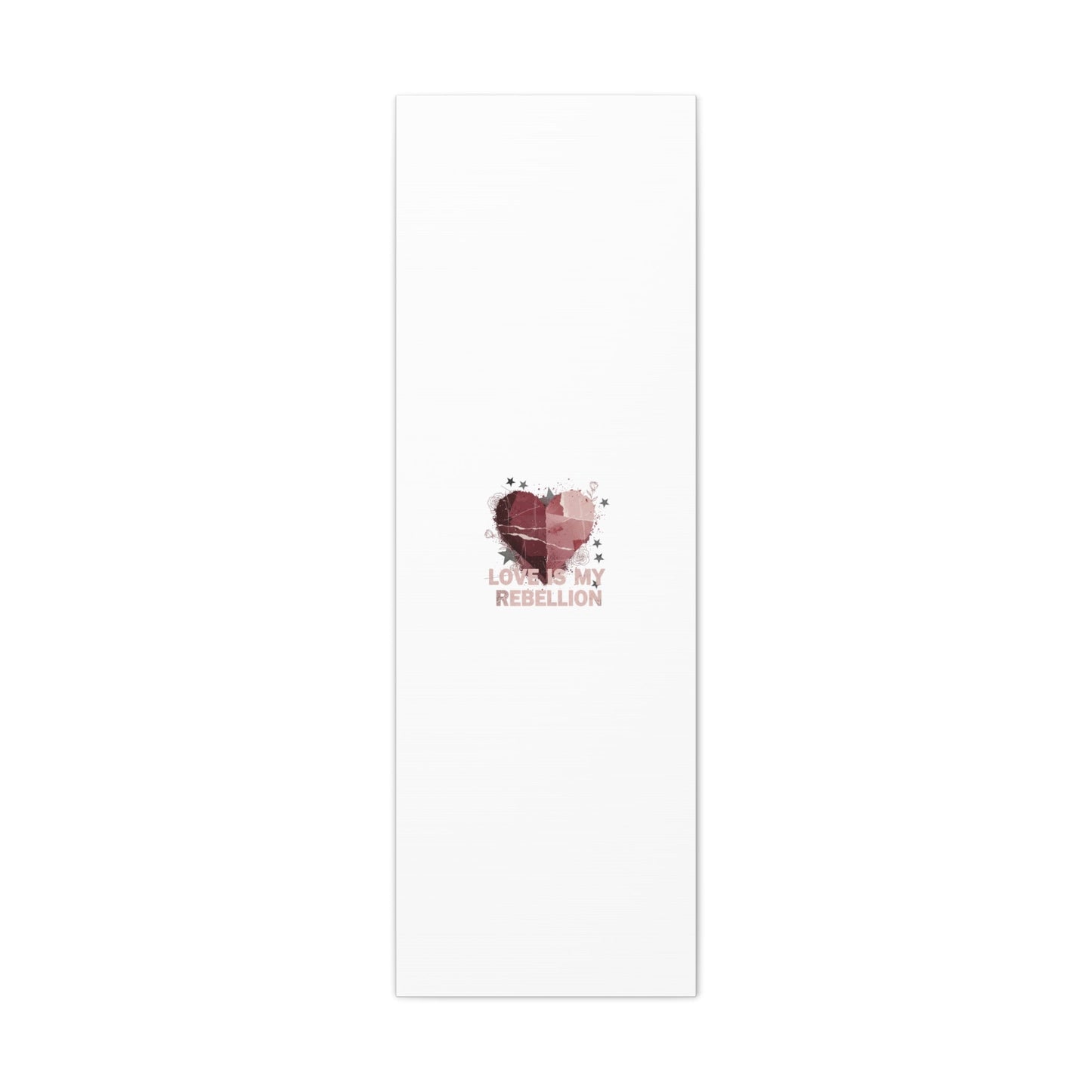 Love Is My Rebellion Canvas | Soft Grunge Hearts, Distressed Valentine Collage