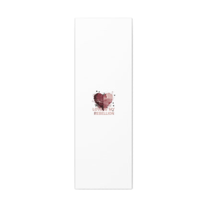Love Is My Rebellion Canvas | Soft Grunge Hearts, Distressed Valentine Collage