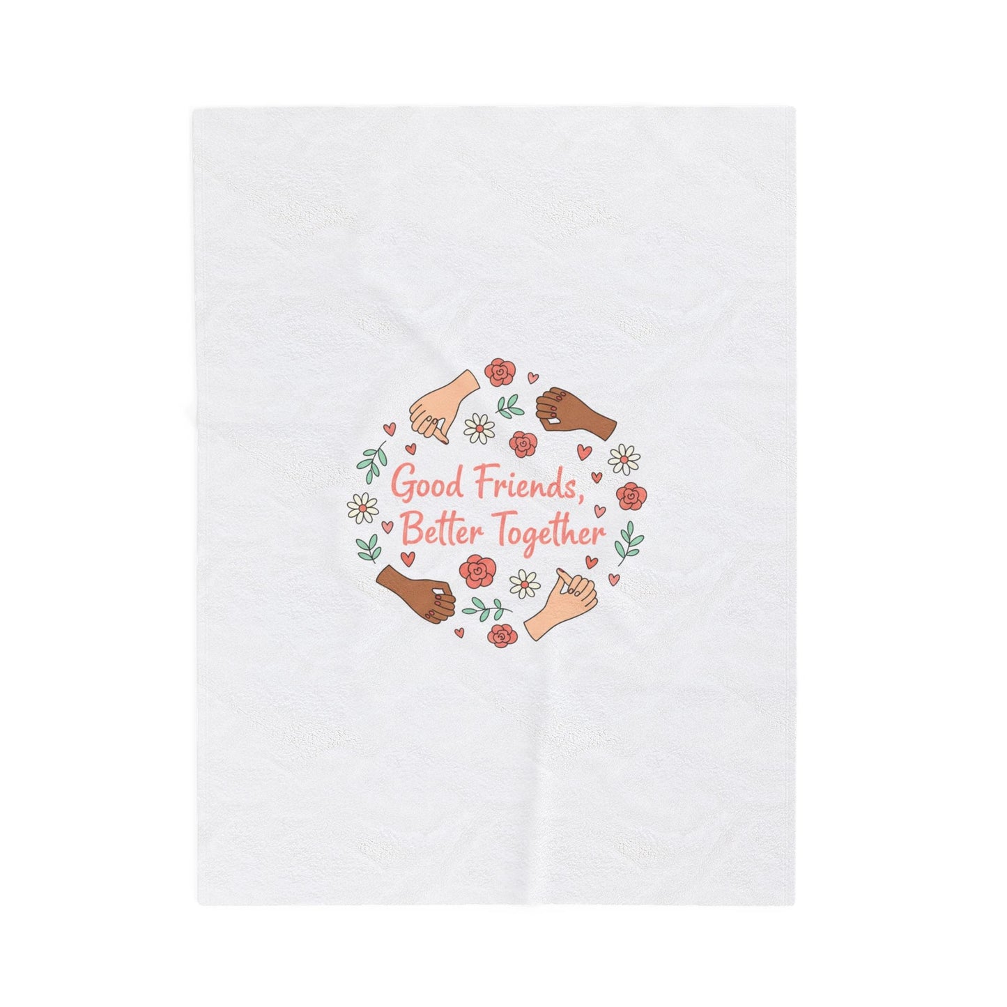 Good Friends Better Together Blanket | Friendship Valentine, Platonic Love