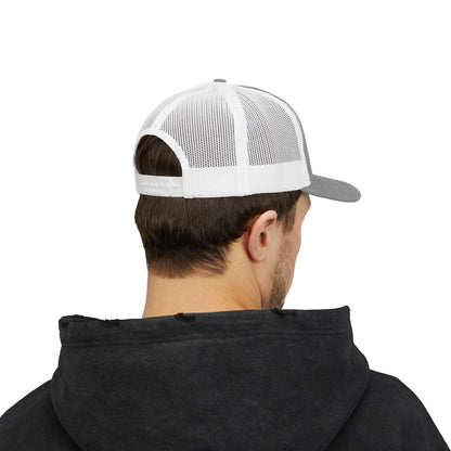 Happy Corgi Snapback Trucker Cap — "Happy Corgi Dog Happy Life"
