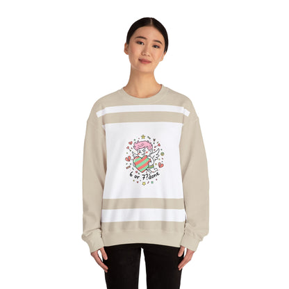 6 7 Weird Cupid Crewneck | Viral Valentine's Sweatshirt | Funny Quirky Love